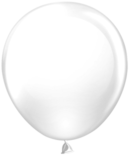 Шар (18''/46 см) Прозрачный, кристалл, 25 шт.