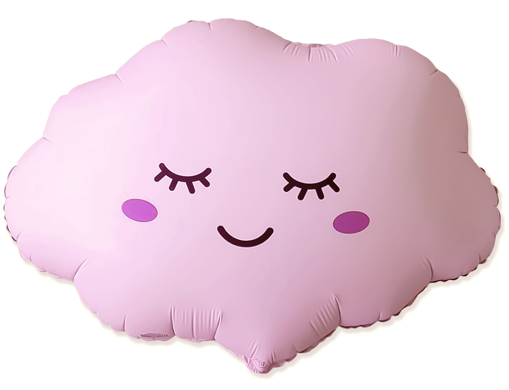 Шар (11''/28 см) Мини-фигура, Облако, Розовый, Матовый, 1 шт.