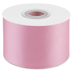 Лента атласная (5 см*22,85 м) Розовый, 1 шт.
