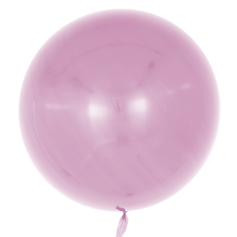 Шар (18''/46 см) Сфера, Deco Bubble, Пудровый, Глянец, 1 шт.