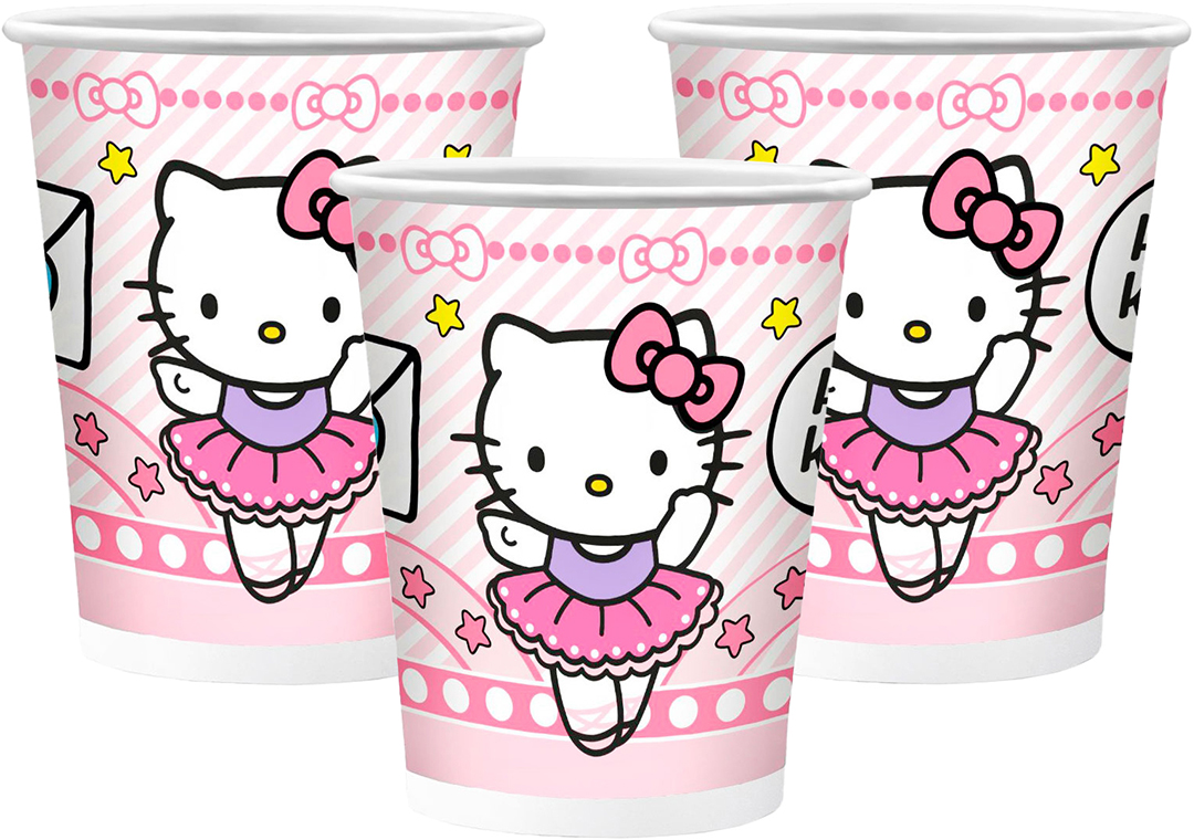Стаканы (250 мл) Hello Kitty, 6 шт.