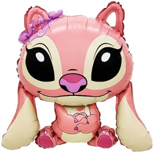 Шар (24''/61 см) Фигура, Любимый монстрик, Розовый, 1 шт.