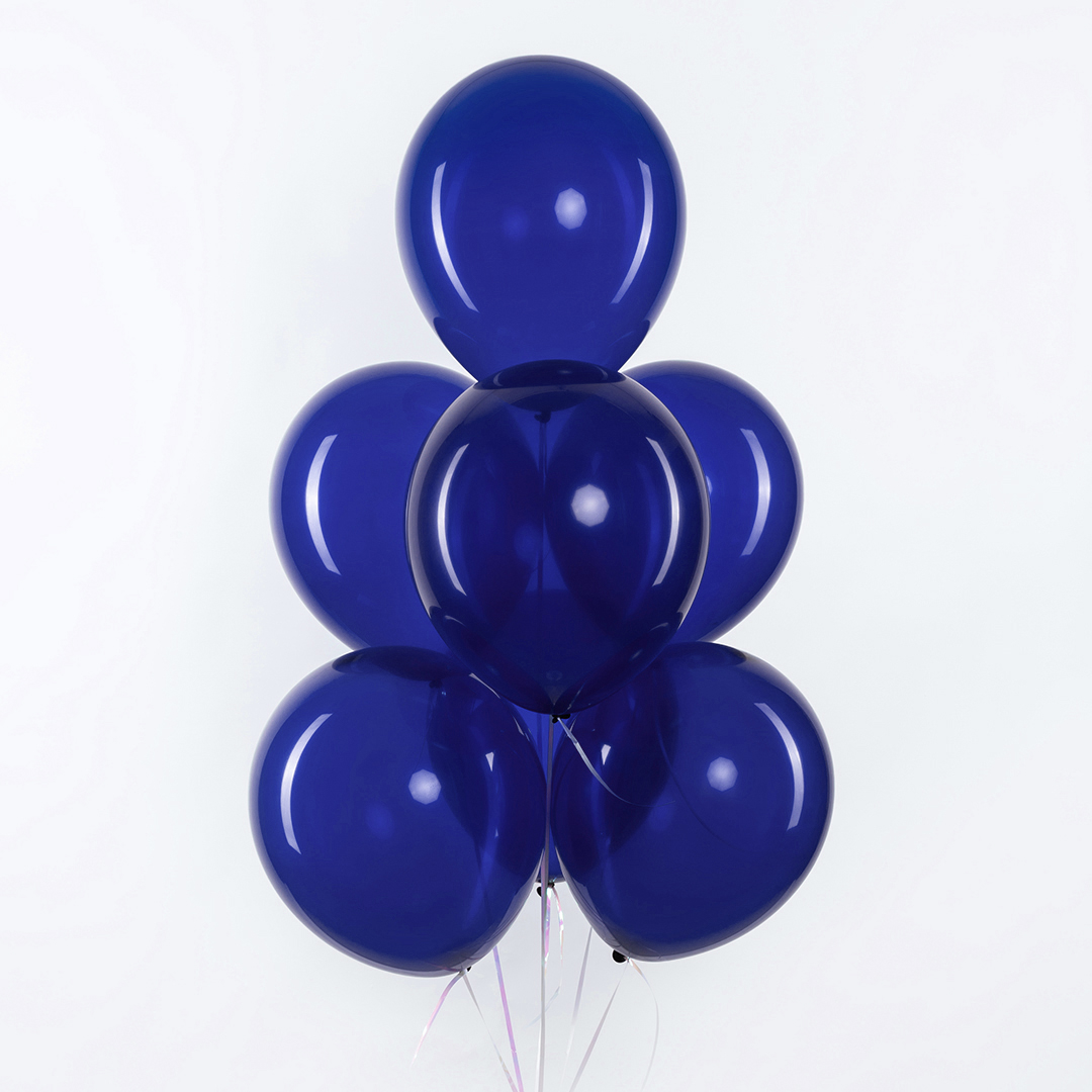 Шар (12''/30 см), Темно-синий, пастель ретро, 100 шт.
