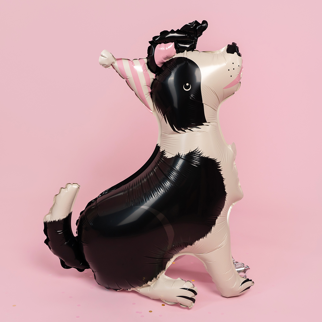 Шар 3D (36''/91 см) Щенок в колпачке, 1 шт. в уп.