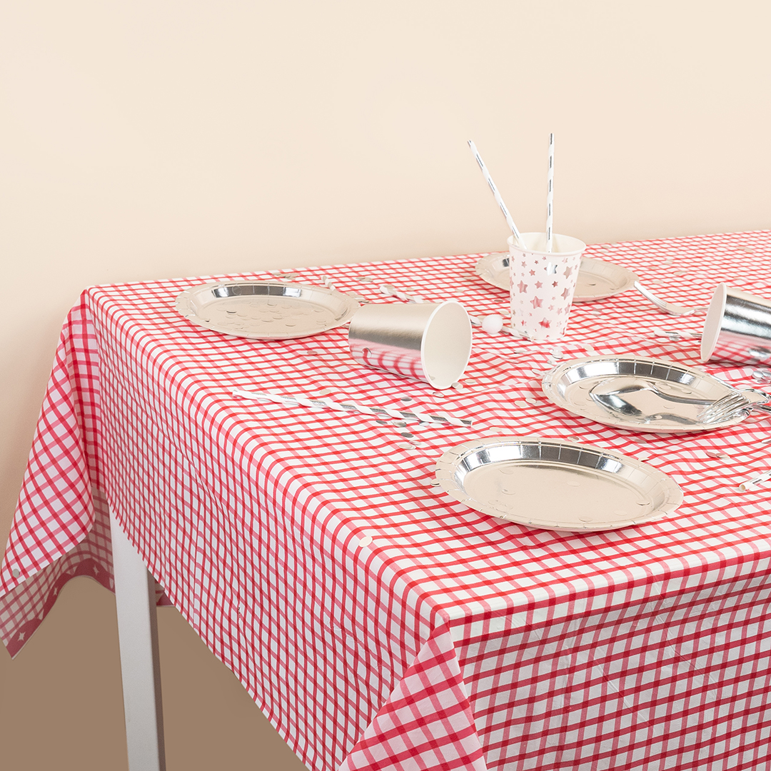 Стаканы (250 мл) Серебро, Металлик, 6 шт.