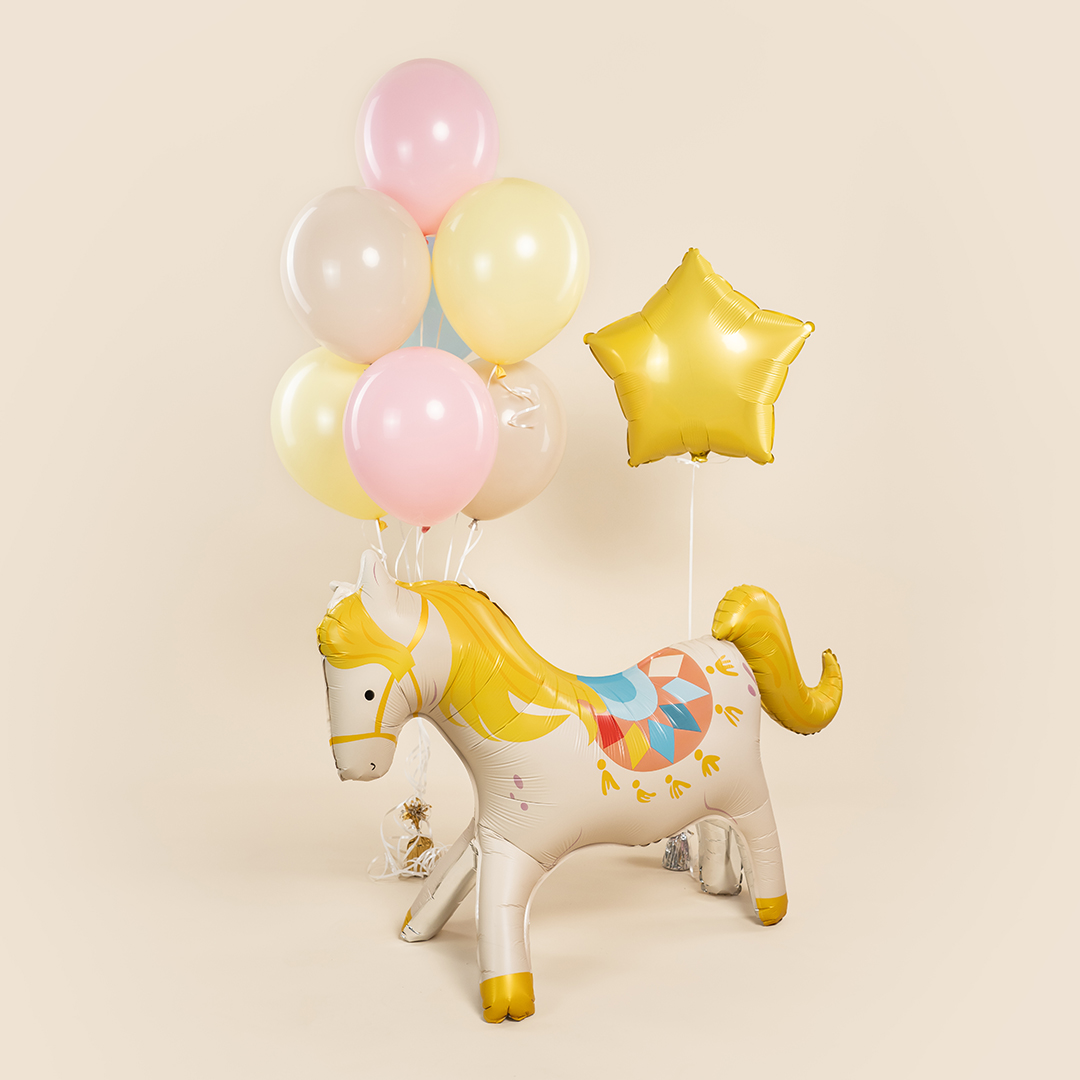 Шар (46''/117 см) Фигура 3D, Цирк, Любимая лошадка, 1 шт. в уп.