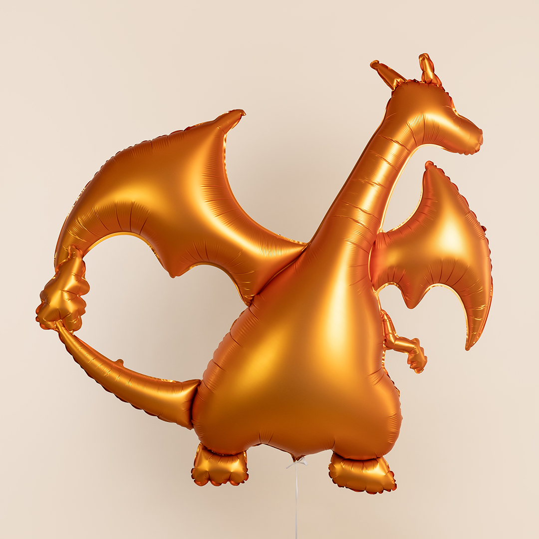 Шар (53''/135 см) Фигура, Дракон, Сатин, 1 шт.