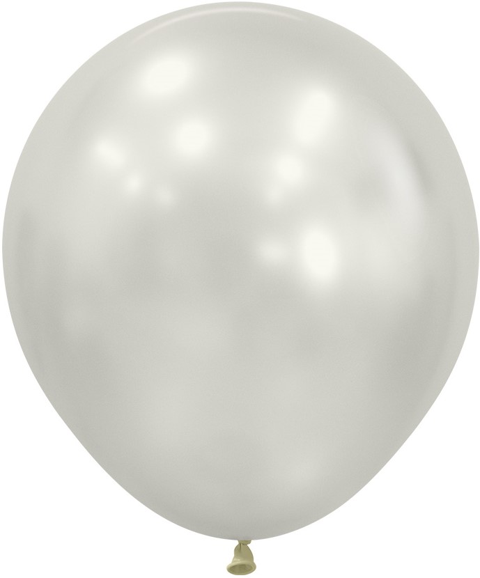 Шар (18''/46 см), Устрично-белый (806), шелк, 6 шт.