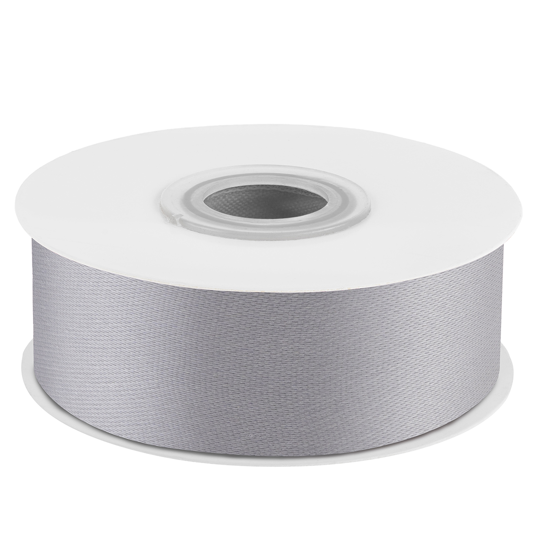 Лента атласная (2,5 см*22,85 м) Серебро, 1 шт.