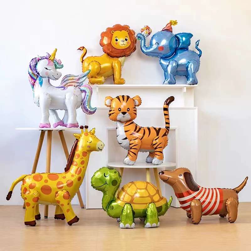 Шар 3D (23''/58 см) Фигура, Тигр, 1 шт. в уп.
