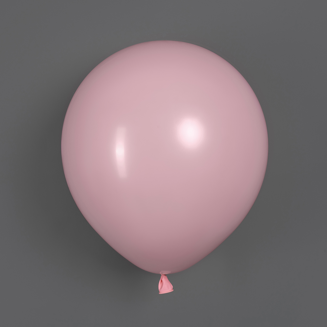 Шар (18''/46 см), Светло-розовый, пастель, 10 шт.