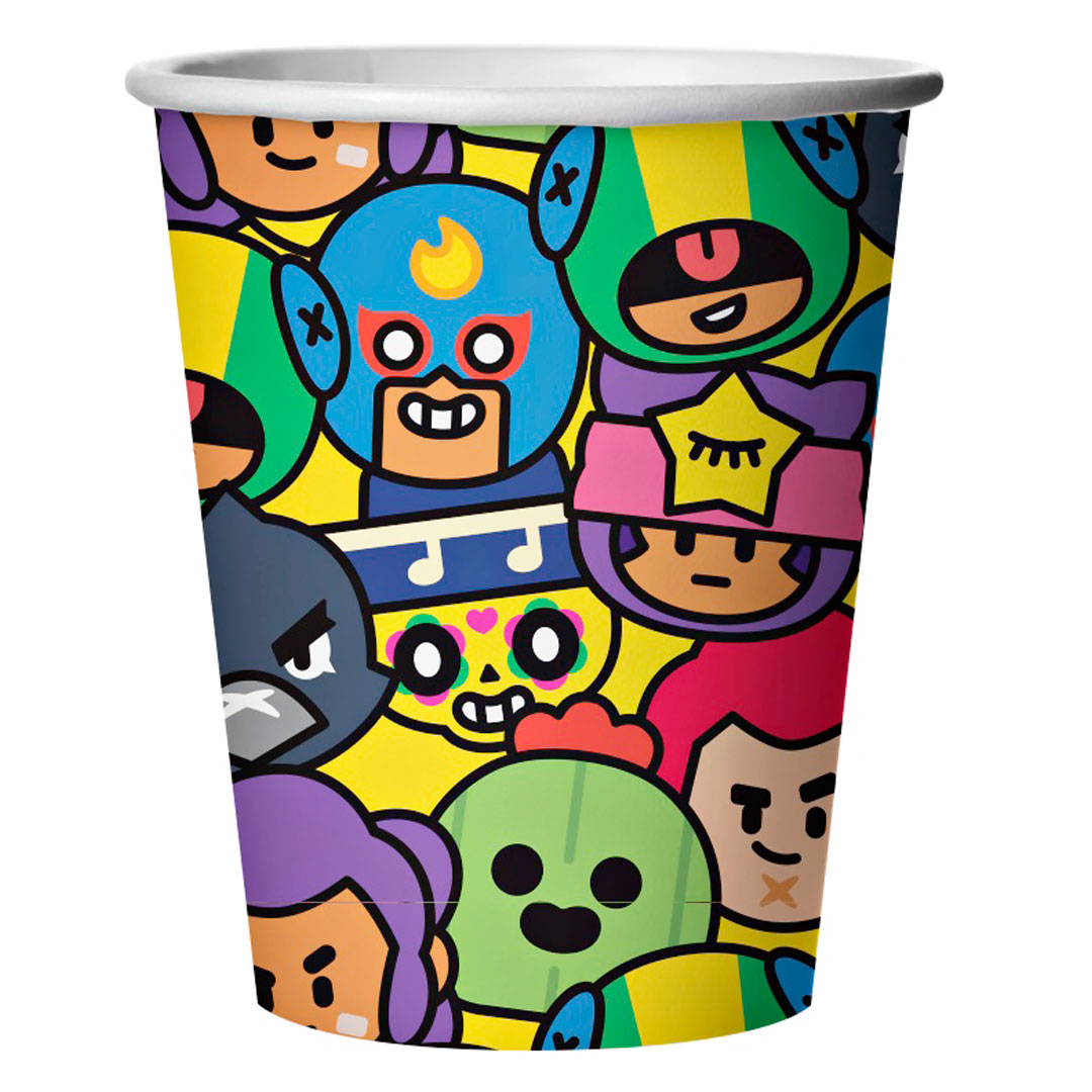 Стаканы (250 мл) Game Party, Герои, 6 шт.