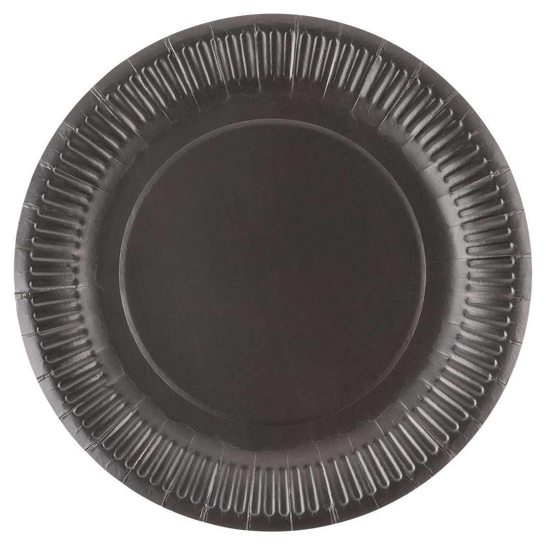 Тарелки (9''/23 см) Мастхэв, Черный, 6 шт.