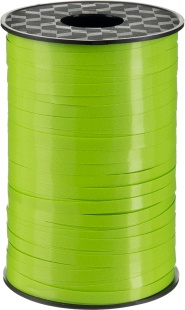 Лента полипропиленовая (0,5 см*250 м) Салатовый, Лаковый, 1 шт.