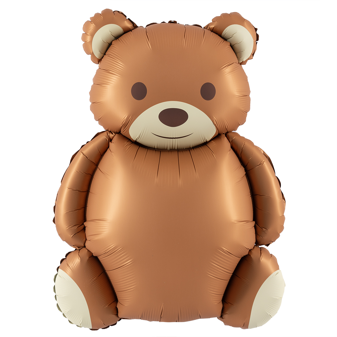Шар (34''/86 см) Фигура, Мишка (надув воздухом), 1 шт.