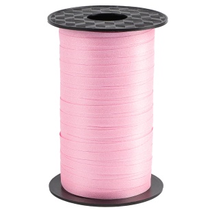 Лента полипропиленовая (0,5 см*100 м) Розовый, Глиттер, 1 шт.