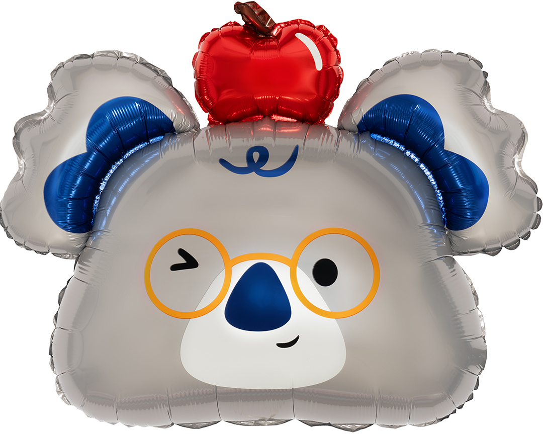 Шар (29''/74 см) Фигура, Коала в колпачке, 1 шт.