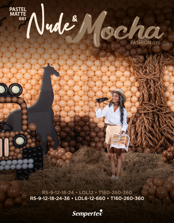 Шар (18''/46 см), Телесный (661), макарунс, 25 шт.