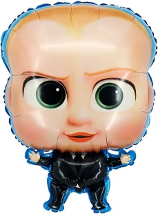 Шар (23''/58 см) Фигура, Малыш Босс, 1 шт.