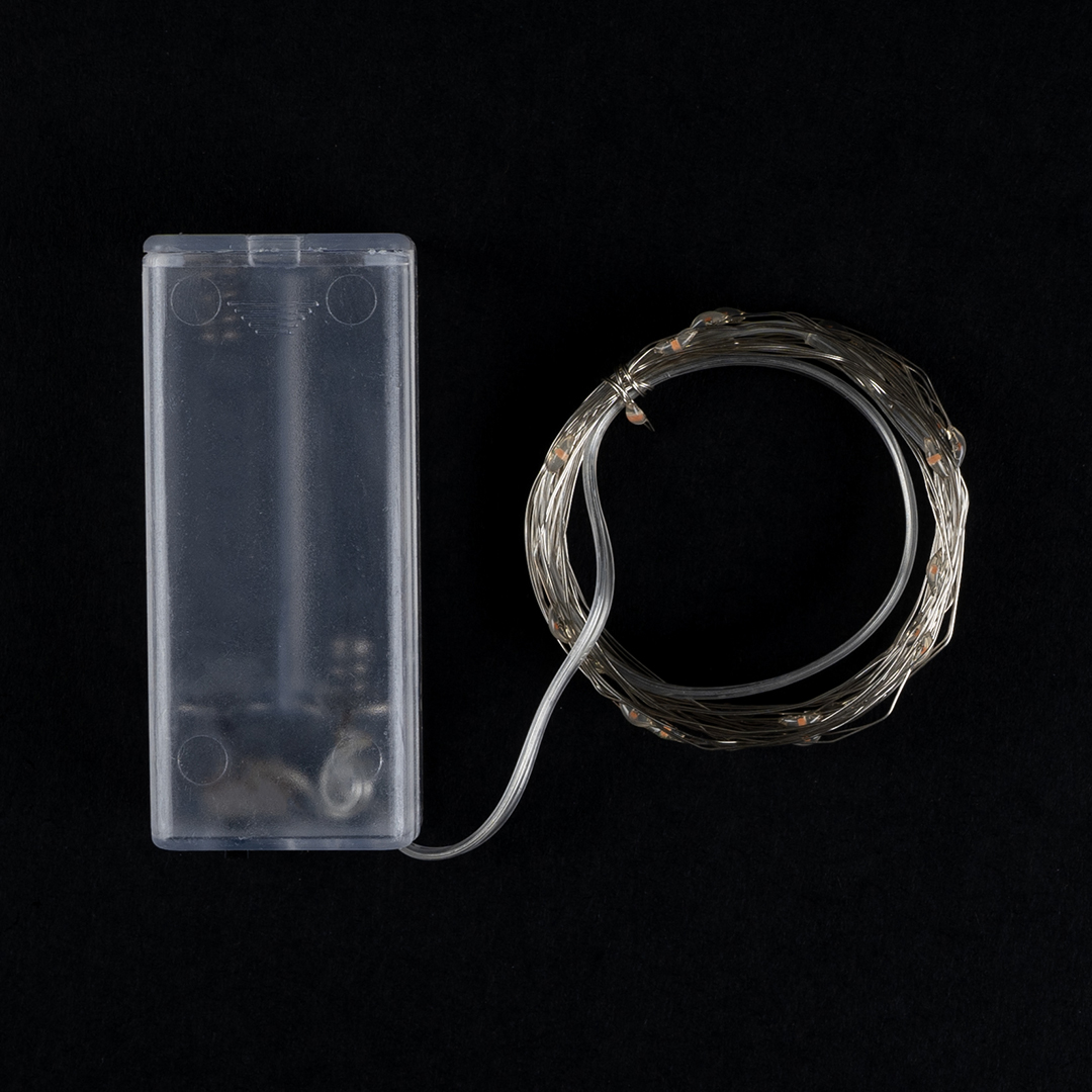 Светодиодная гирлянда, Роса 30 Led, IP14, 3 м. Розовый, 1 шт.