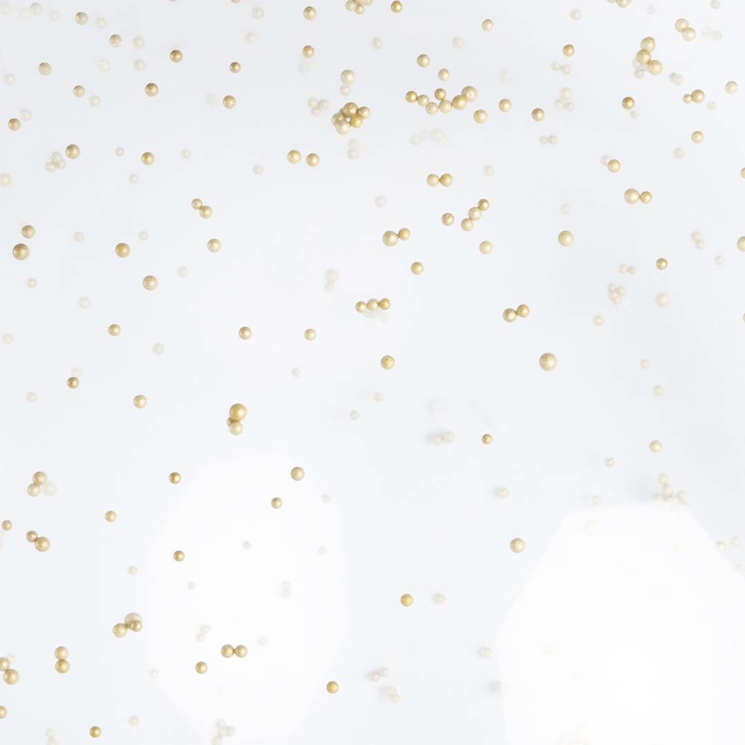 Шарики пенопласт, Золото, Металлик, 2-4 мм, 10 гр.