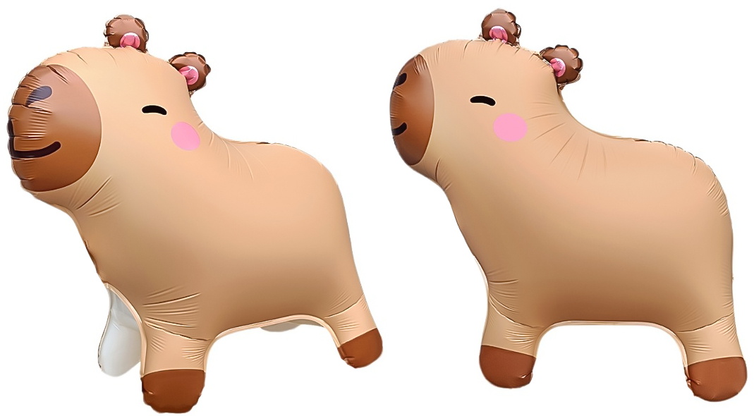 Шар 3D (24''/61 см) Фигура, Капибара, 1 шт.