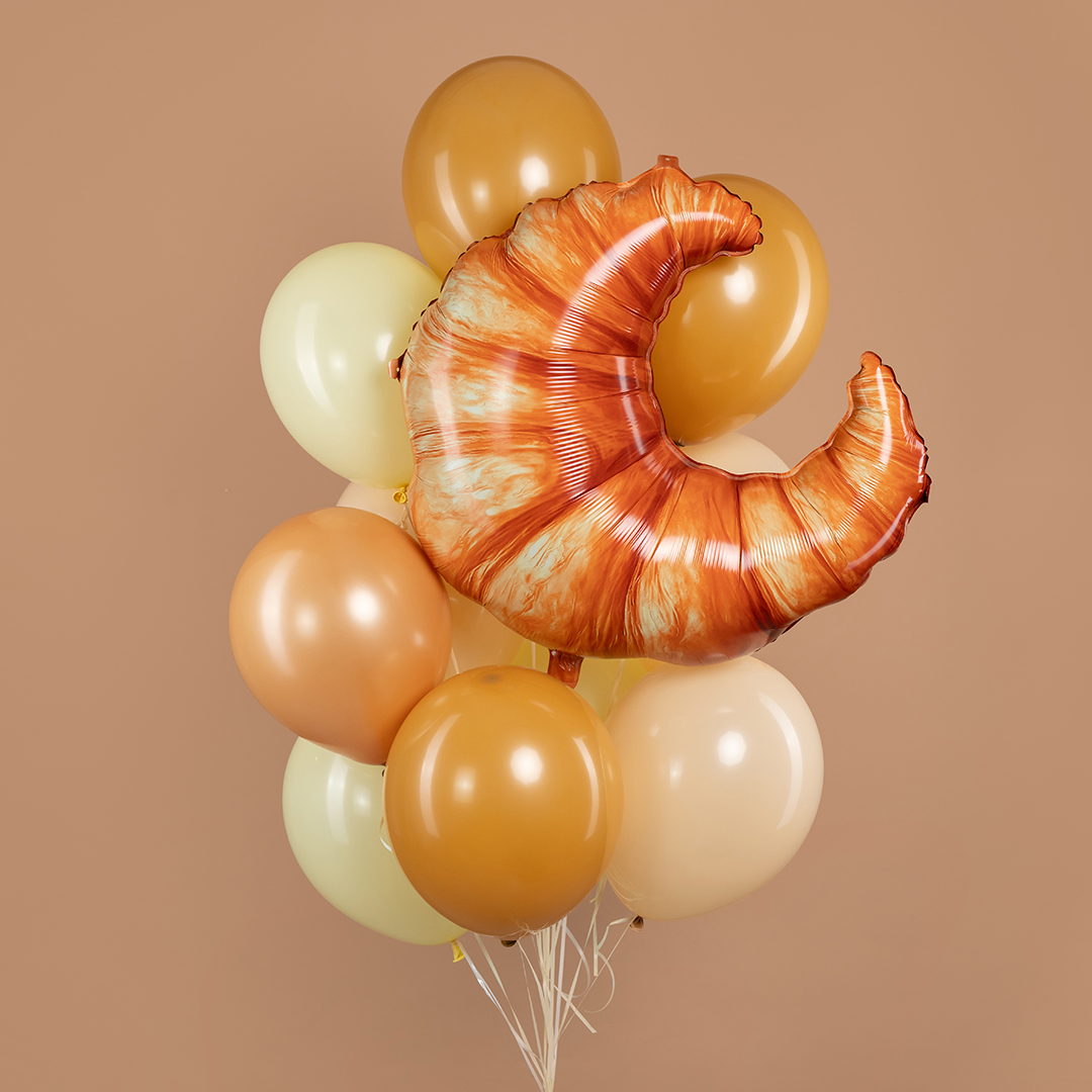 Шар (30''/76 см) Фигура, Круассан, 1 шт. в уп.