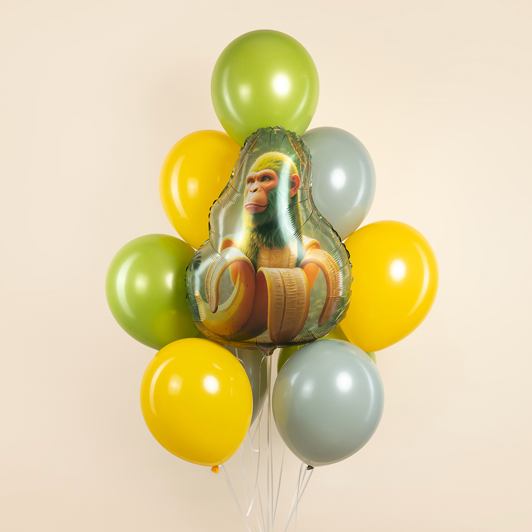 Шар (29''/74 см) Фигура, Горилла, 1 шт.