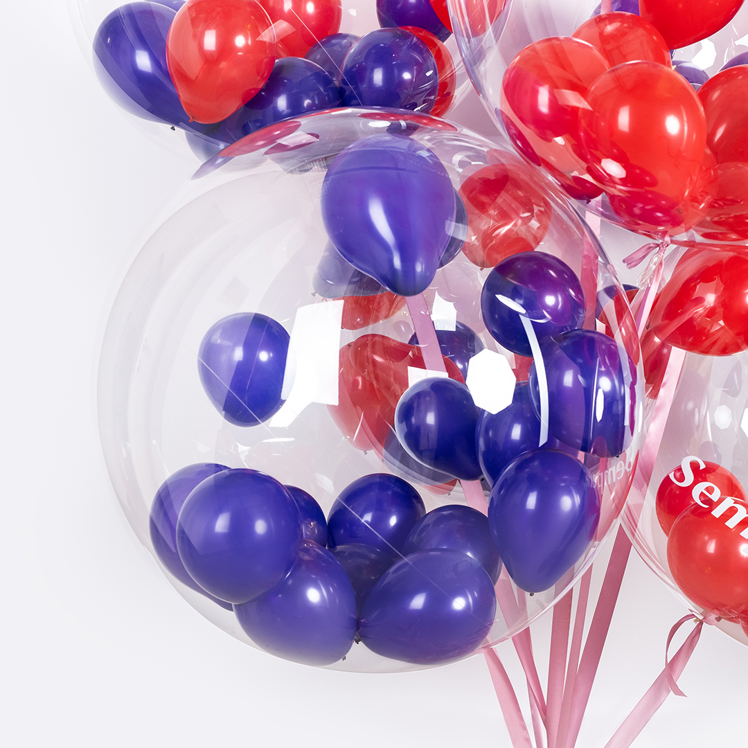 Шар (5''/13 см), Фиолетовый (051), пастель, 100 шт.