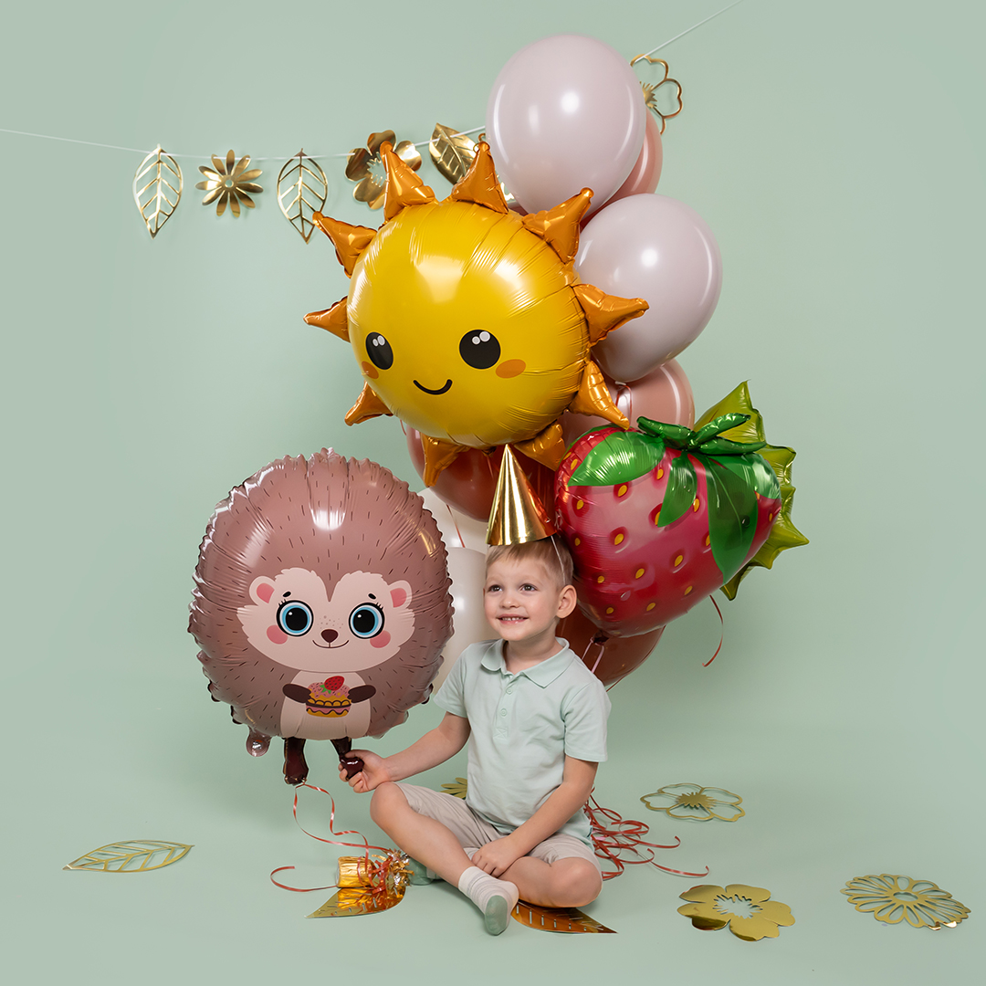 Шар (31''/79 см) Фигура, Солнце, 1 шт.