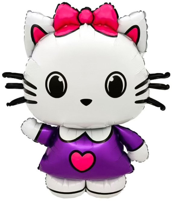 Шар (35''/89 см) Фигура, Маленькая кошечка, 1 шт.