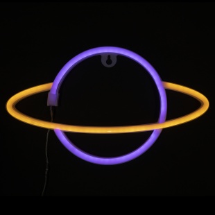 Световая фигура Юпитер, 17*30 см. Сиреневый/Желтый, 1 шт.