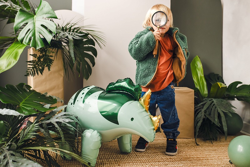 Шар 3D (31''/79 см) Фигура, Динозавр, 1 шт. в уп.
