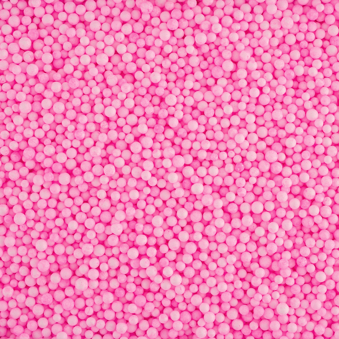 Шарики пенопласт, Розовый, 2-4 мм, 10 гр.