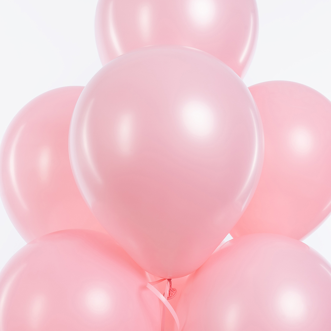 Шар (10''/25 см), Розовый коралл, лайт, макарунс, 100 шт.