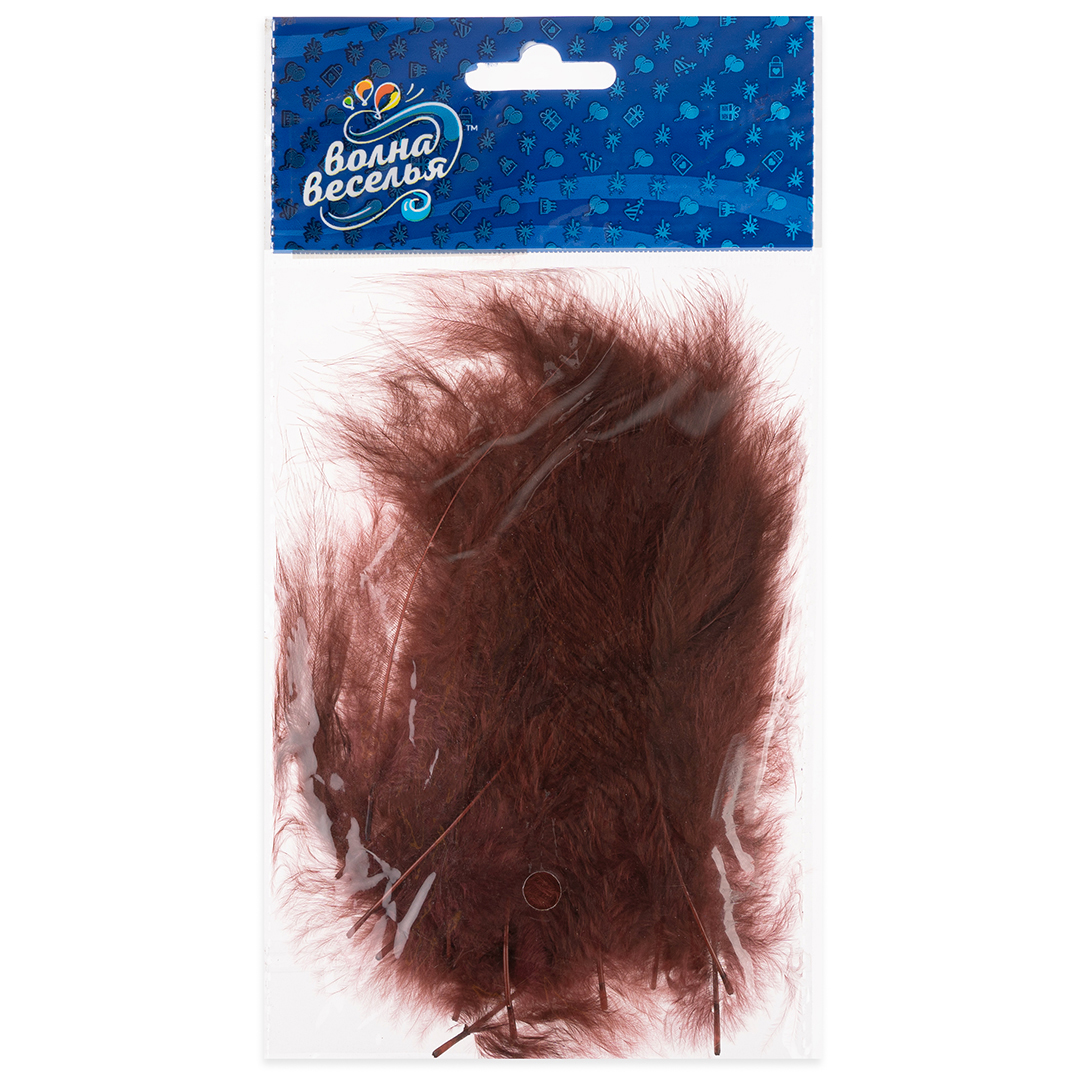 Перья, Премиум, Бургундия, 12-15 см, 30 шт.