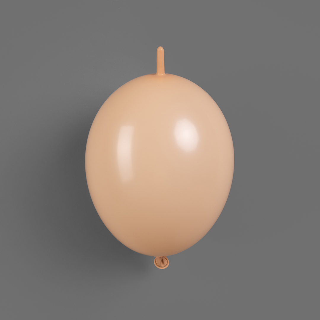 Шар (6''/15 см) Линколун, Бежевый, пастель ретро, 100 шт.