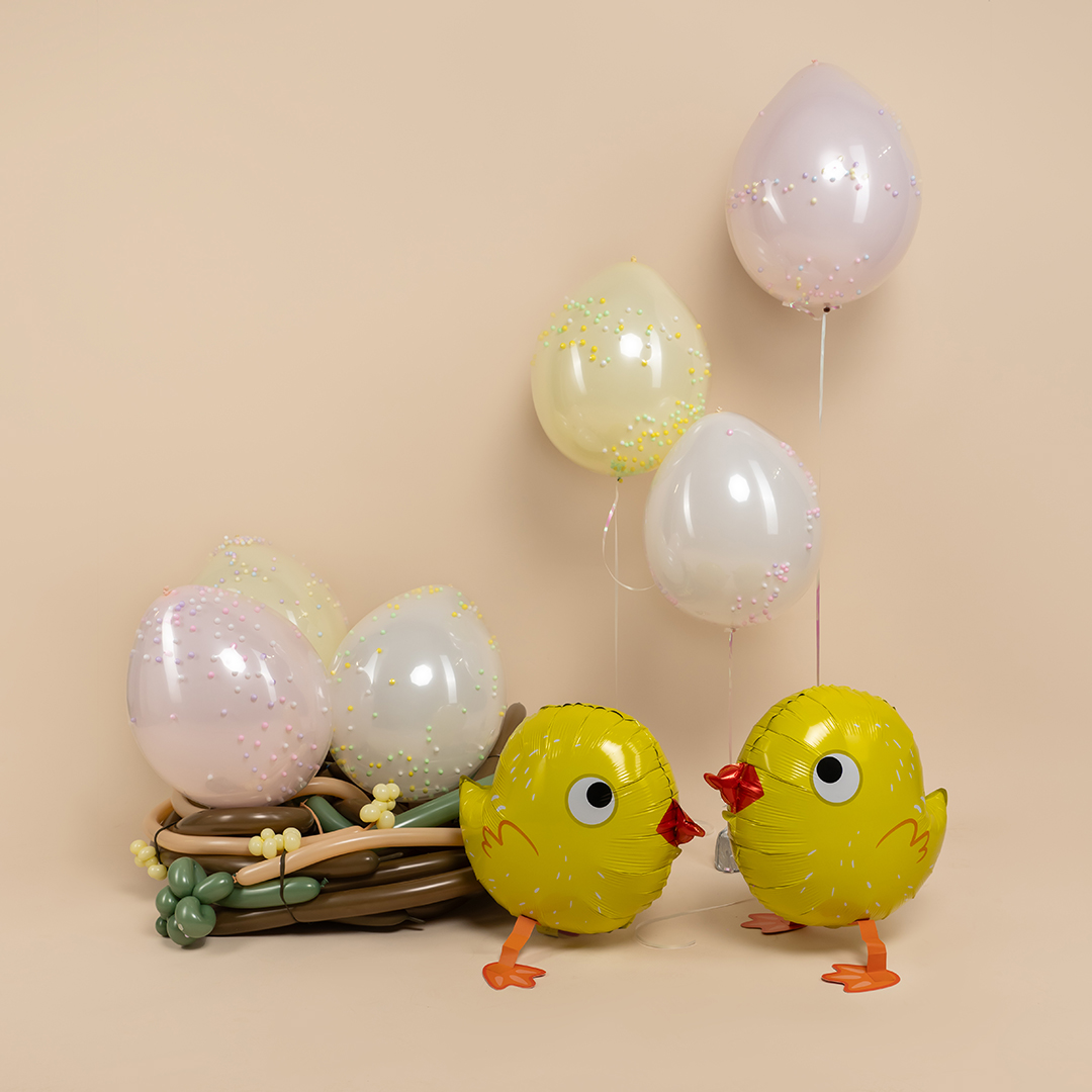Шар (18''/46 см) Ходячая Фигура, Цыпленок, 1 шт.