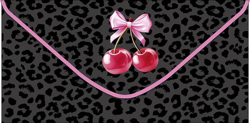 Конверты для денег, Вишенки с бантиком, 10 шт.