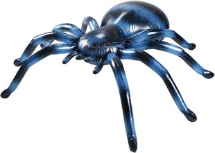Шар 3D (53''/135 см) Фигура, Паук, Синий, 1 шт. в уп.