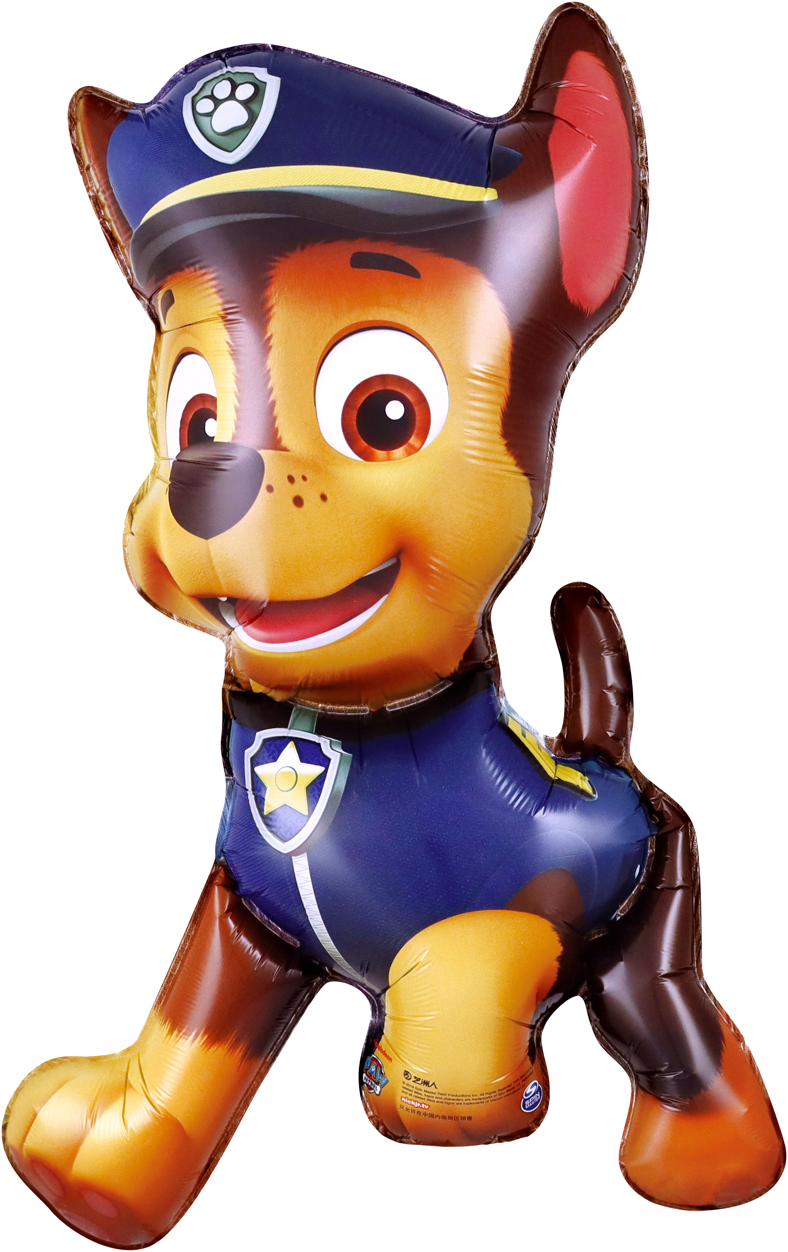 Шар (24''/61 см) Фигура, Щенок Полицейский, 1 шт. в уп.