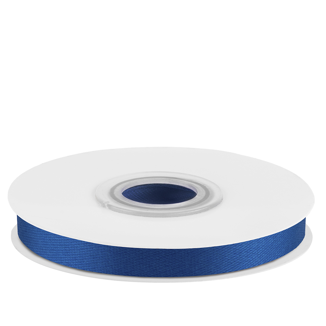 Лента атласная (0,7 см*22,85 м) Синий, 1 шт.