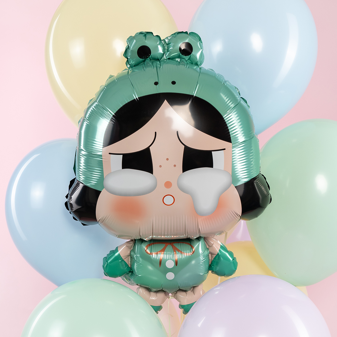 Шар (28''/71 см) Фигура, Кукла Плакса, Лягушонок, 1 шт.