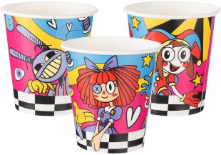 Стаканы (250 мл) Удивительный цирк, 6 шт.
