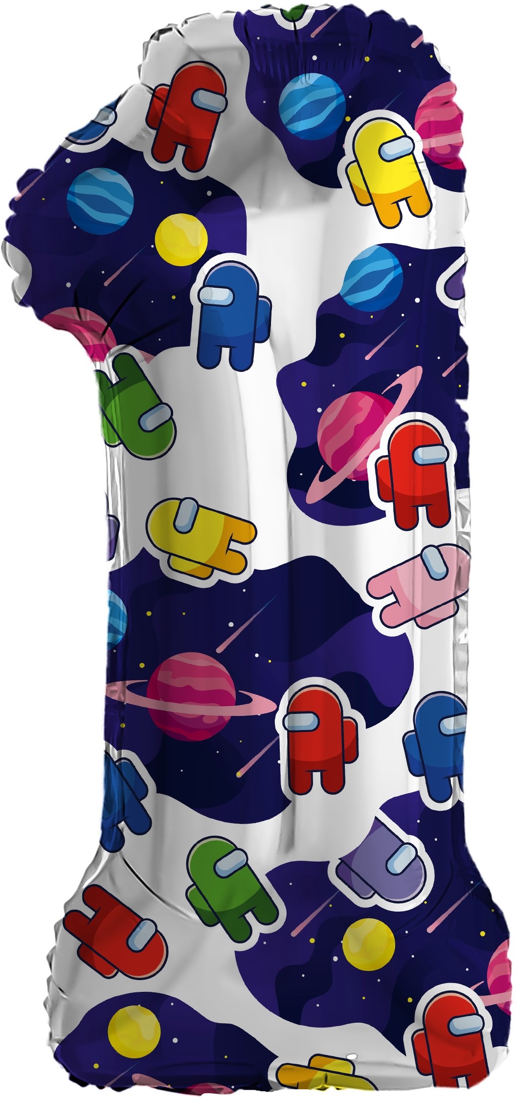 Шар (32''/81 см) Цифра, 1 Космонавтики, 1 шт. в уп. Шар (32''/81 см) Цифра, 1 Космонавтики, 1 шт. в уп.