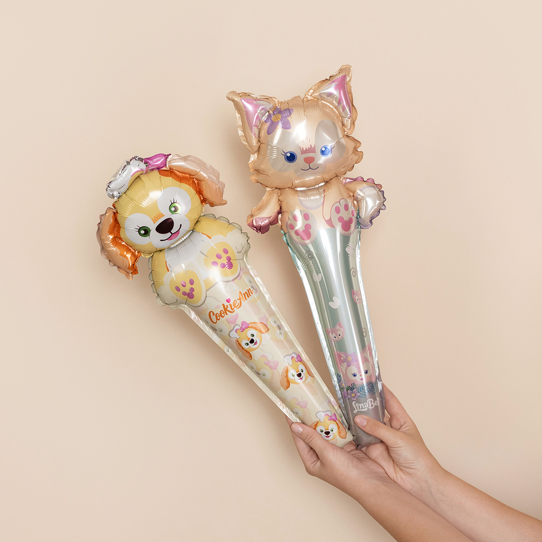 Шар ручной, с клапаном (24''/61 см) Фигура, Собачка с бантиком, 1 шт.