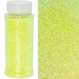 Конфетти фольга Шестиугольники, Желтый, Перламутр, 0,1 см, 90 г.