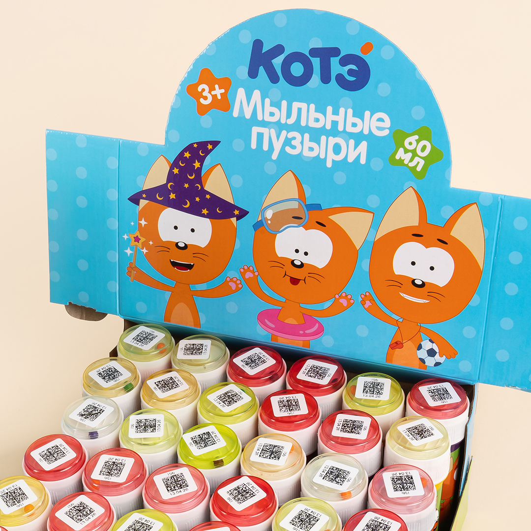 Мыльные пузыри Котенок Котэ, 60 мл. 1 шт.