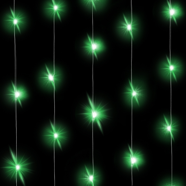 Светодиодная гирлянда, Роса 30 Led, IP14, 3 м. Зеленый, 1 шт.