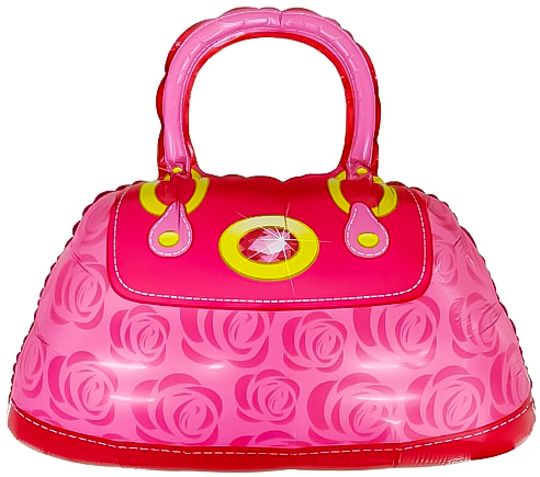 Шар (22''/56 см) Фигура, Сумочка, Розовый, 1 шт.